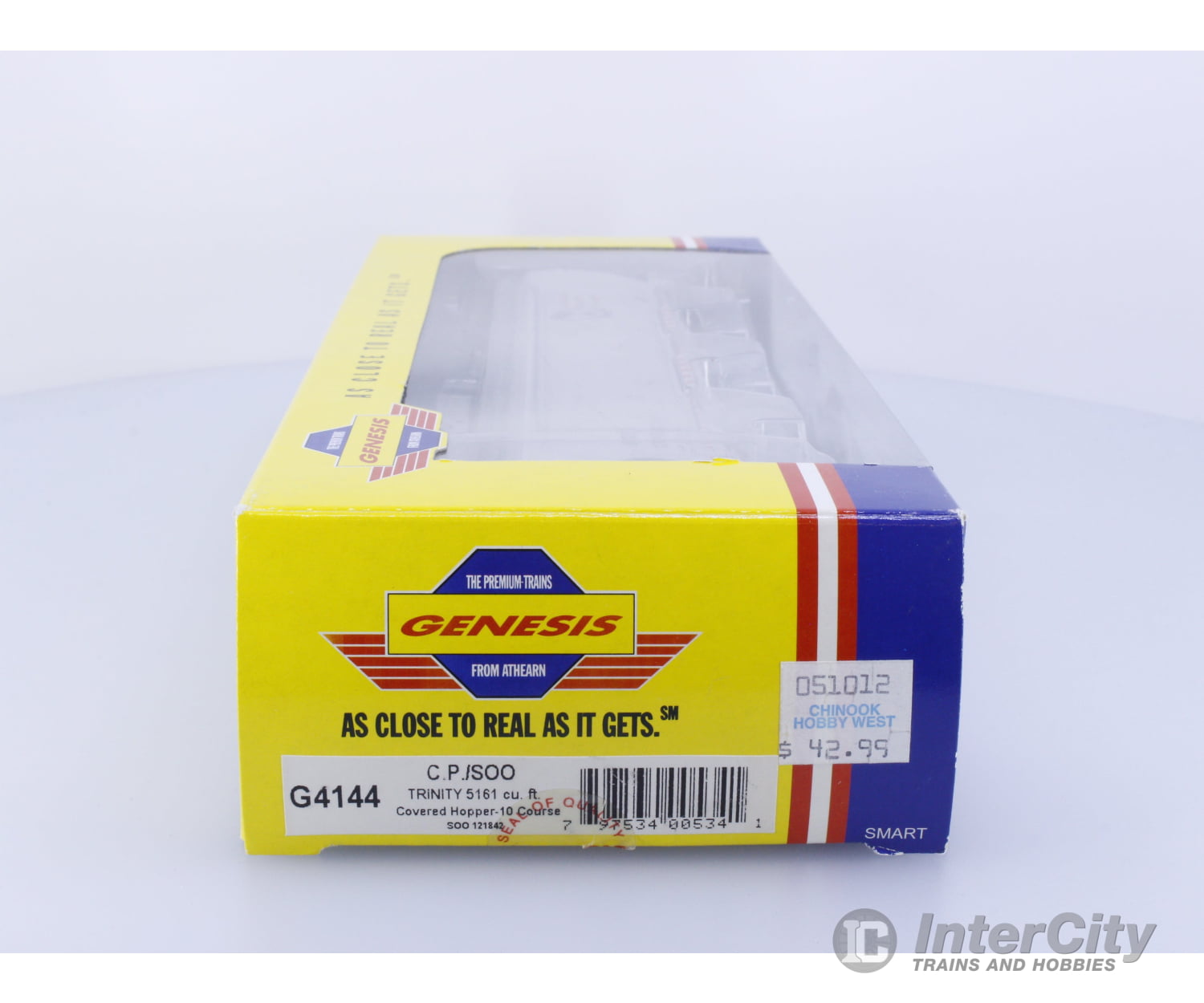 Athearn G4144 HO Trinity 5161 Cu FT Covered Hopper CPR Soo Line (SOO) 121842 Freight Cars