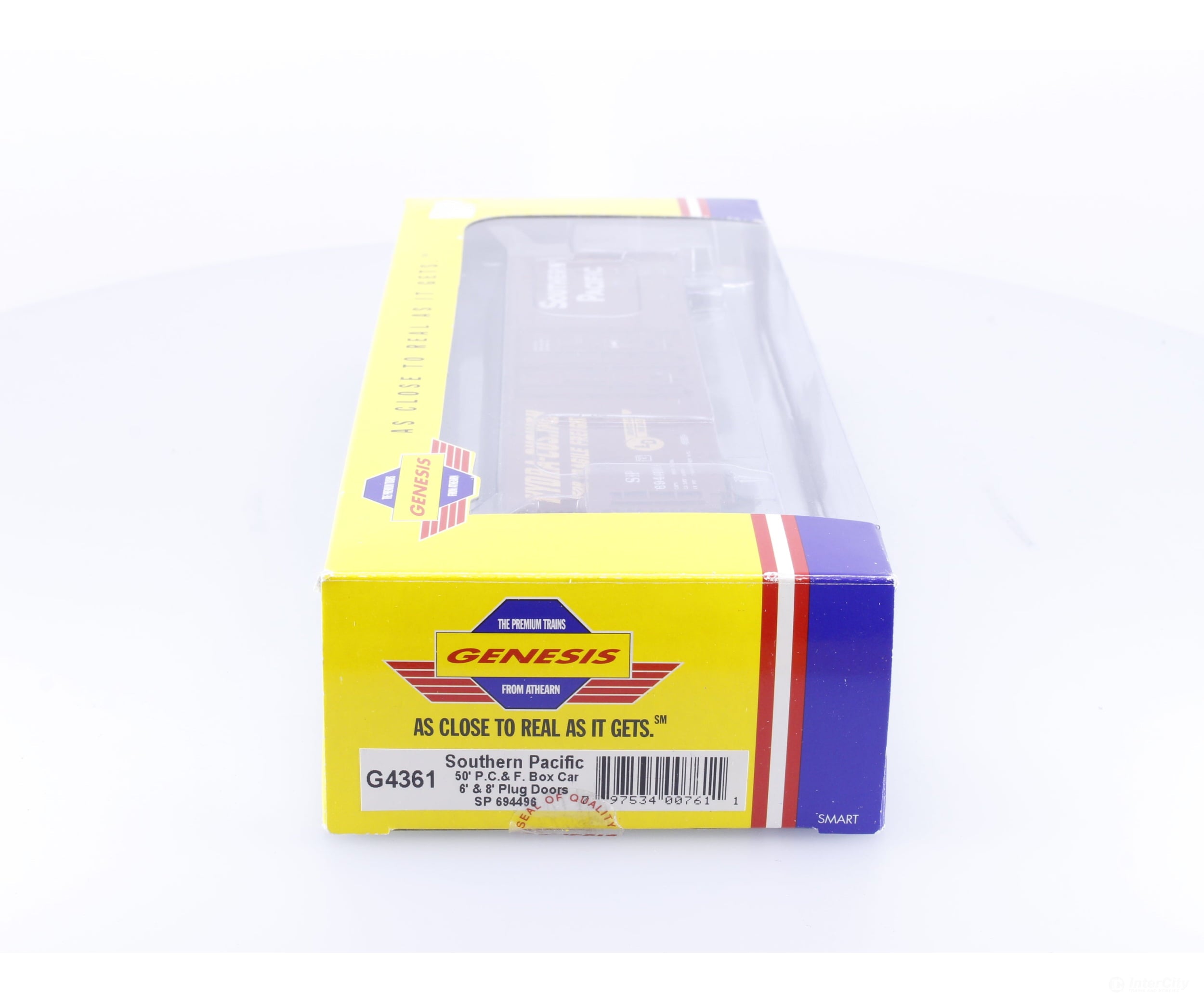 Athearn G4361 HO 50’ PC&F Double Plug Door Boxcar Southern Pacific (SP) 694496 - Freight Cars