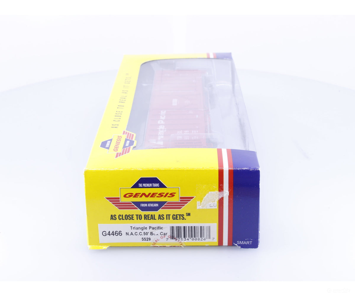 Athearn G4466 HO NACC 50’ Box Car Triangle Pacific (TPFX) 5105 - Freight Cars