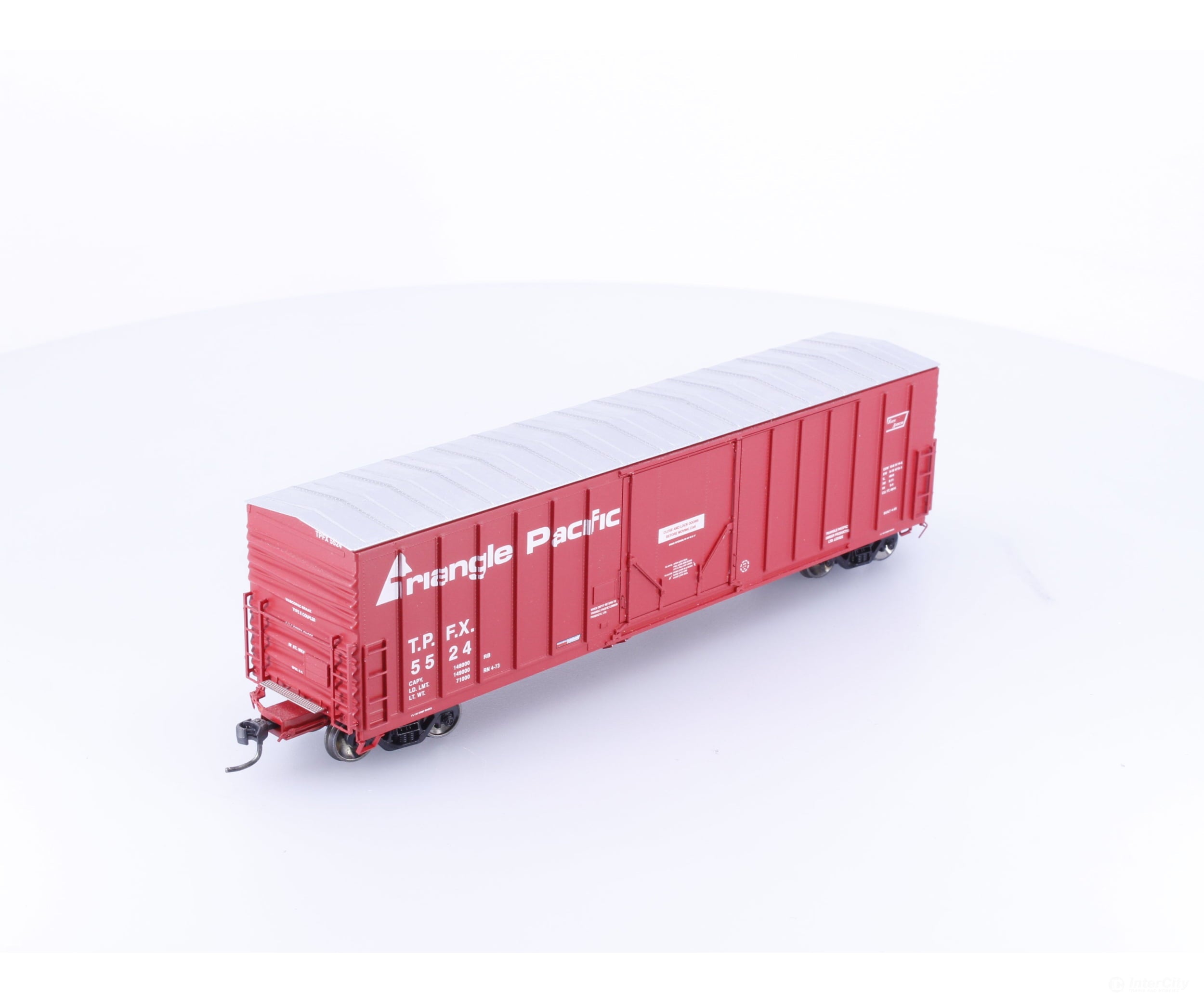 Athearn G4467 HO NACC 50’ Single Door Boxcar Triangle Pacific (TPFX) 5524 - Freight Cars