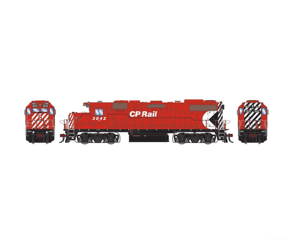 Athearn Genesis ATHG-1402 HO GEN GP38-2 Locomotive w/DCC & Sound CP ’Multimark’ #3042 - Locomotives