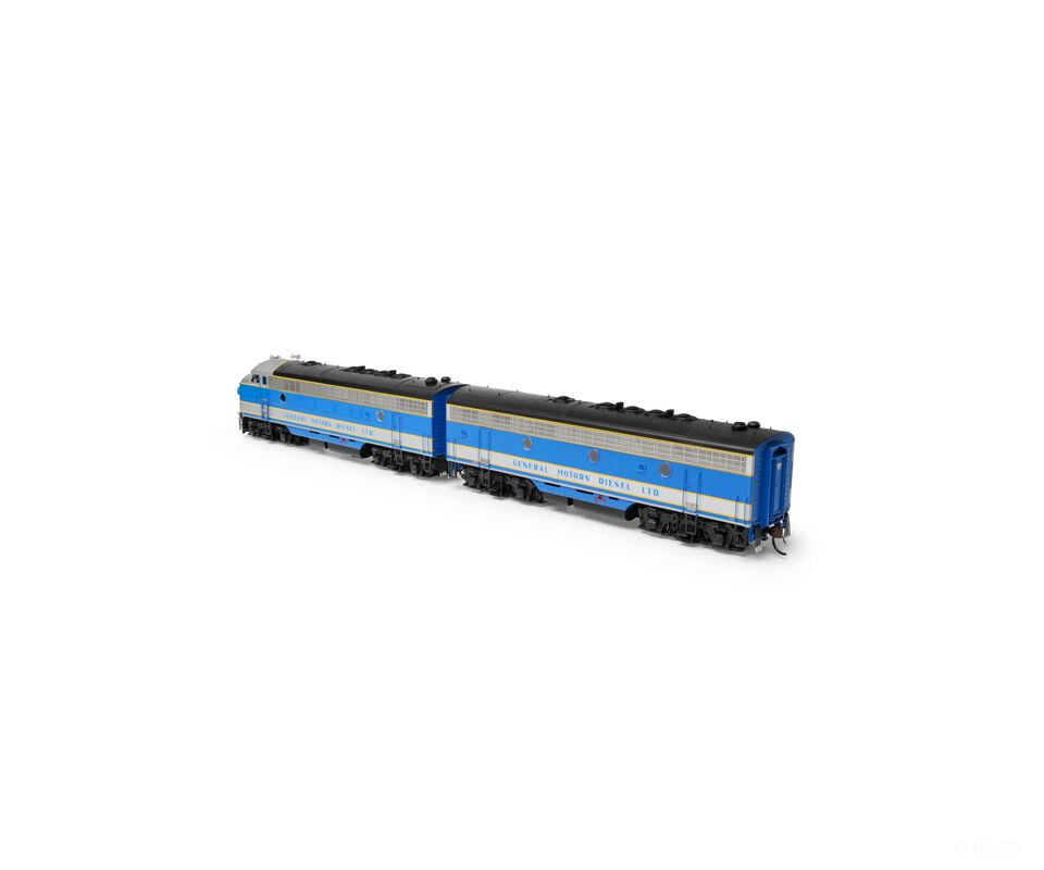 Athearn Genesis ATHG19698 HO FP7/F7B Locomotive with DCC & Sound EMD Demo #7001/7002 - Locomotives