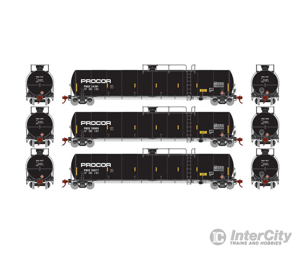 Athearn Genesis Athg25586 Ho 33 900-Gallon Lpg Tank Prox #1 (3) Freight Cars