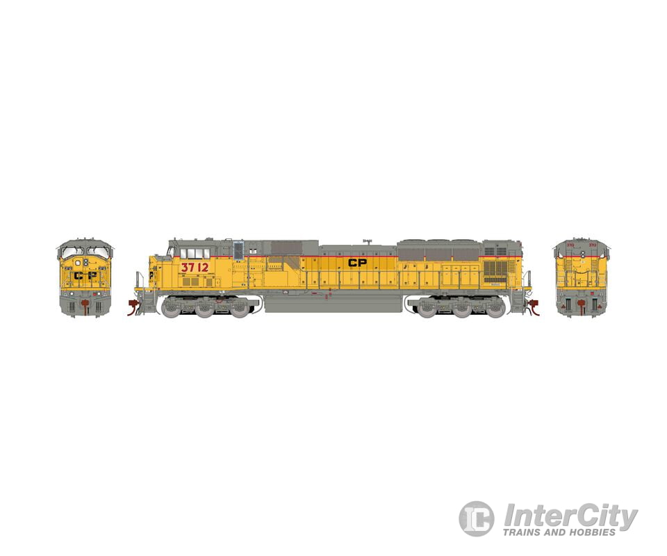 Athearn Genesis Athg27381 Ho Emd Sd9043Mac Locomotive With Dcc & Sound Cpr #3712 Locomotives