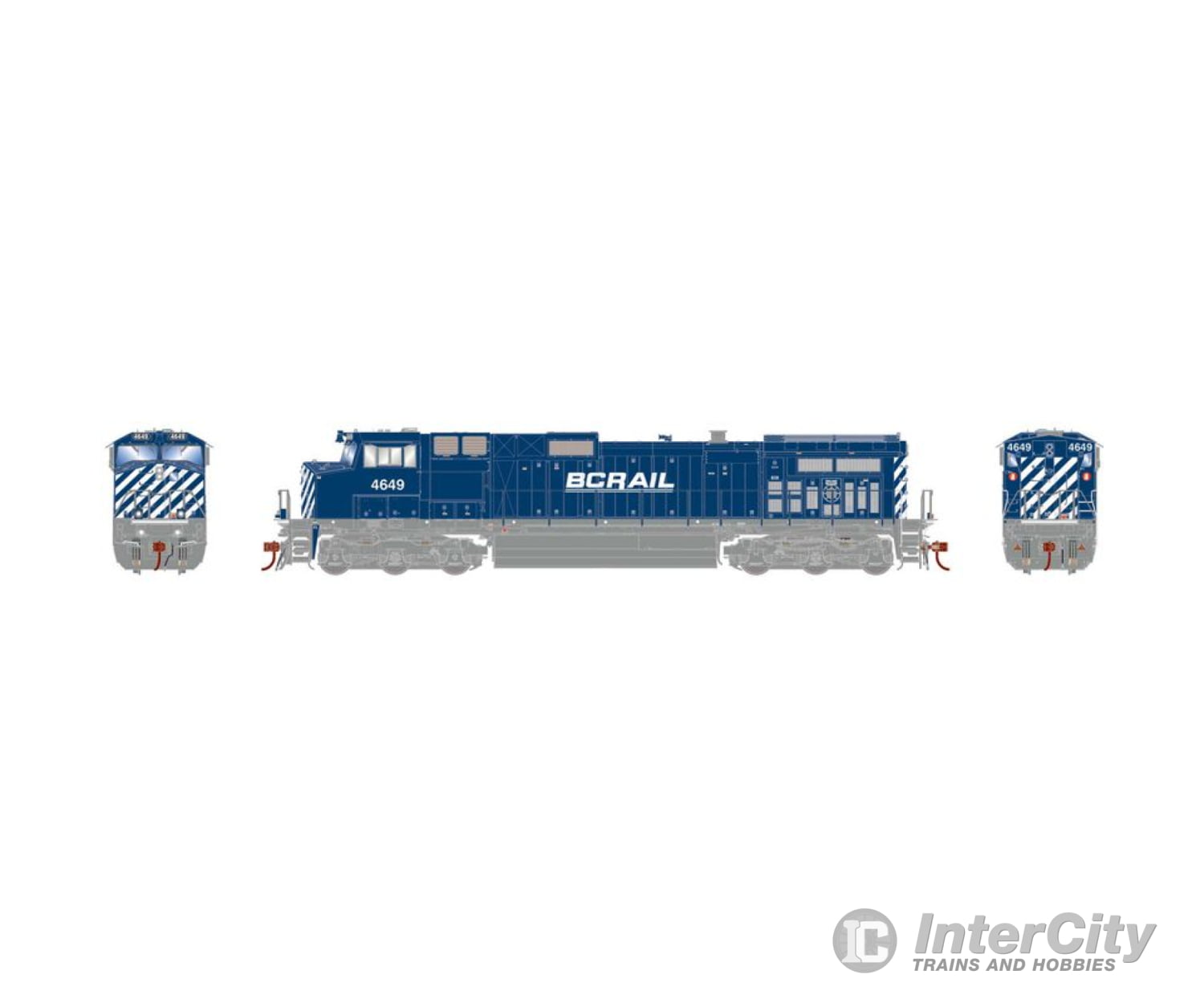 Athearn Genesis Athg31564 Ho Dash 9-44Cw Locomotive Bcol #4649 Locomotives