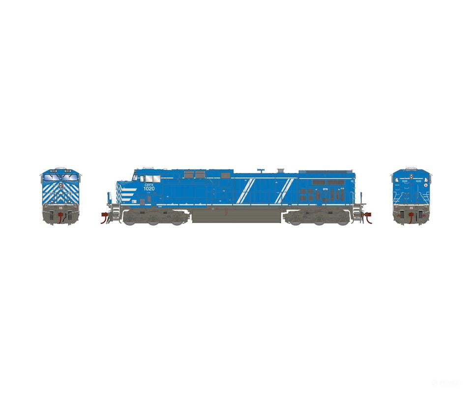 Athearn Genesis Athg31645 Ho G2 Ac4400Cw W/Dcc & Sound Cefx #1020 Locomotives