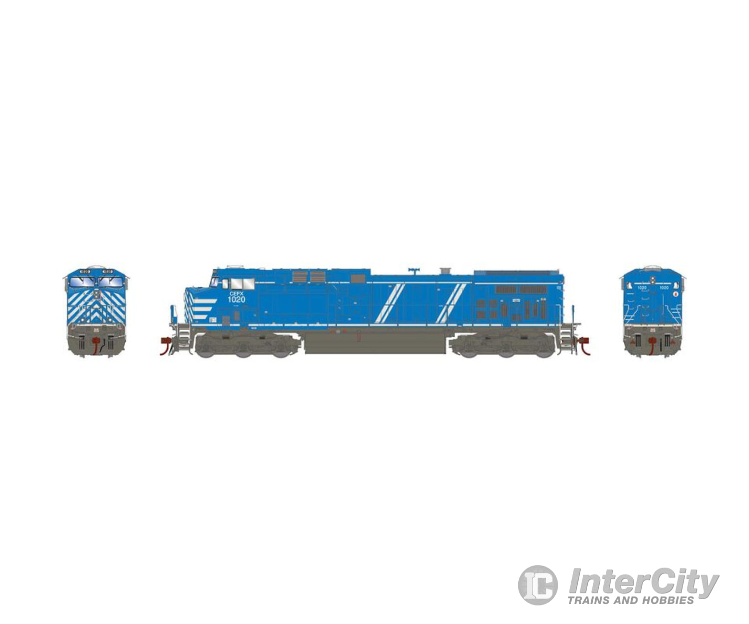 Athearn Genesis Athg31645 Ho G2 Ac4400Cw W/Dcc & Sound Cefx #1020 Locomotives