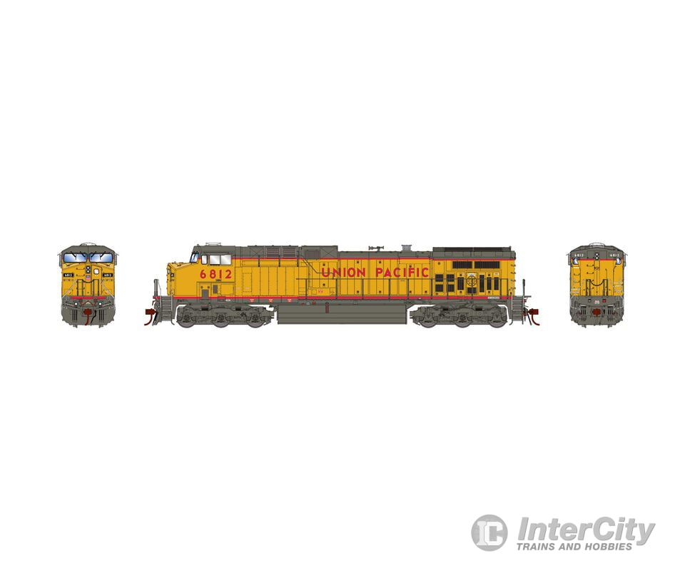 Athearn Genesis ATHG31692 HO AC4400CW Locomotive UP #6812 Locomotives