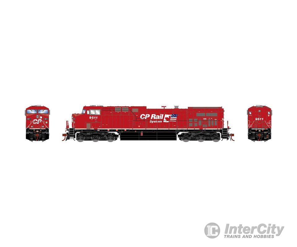Athearn Genesis Athg31783 Ho Ac4400Cw Locomotive With Dcc & Sound Cpr #9511 Locomotives
