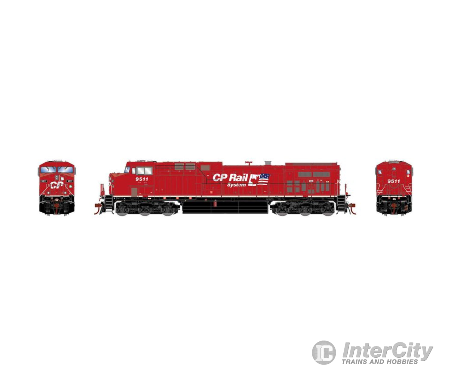 Athearn Genesis Athg31783 Ho Ac4400Cw Locomotive With Dcc & Sound Cpr #9511 Locomotives