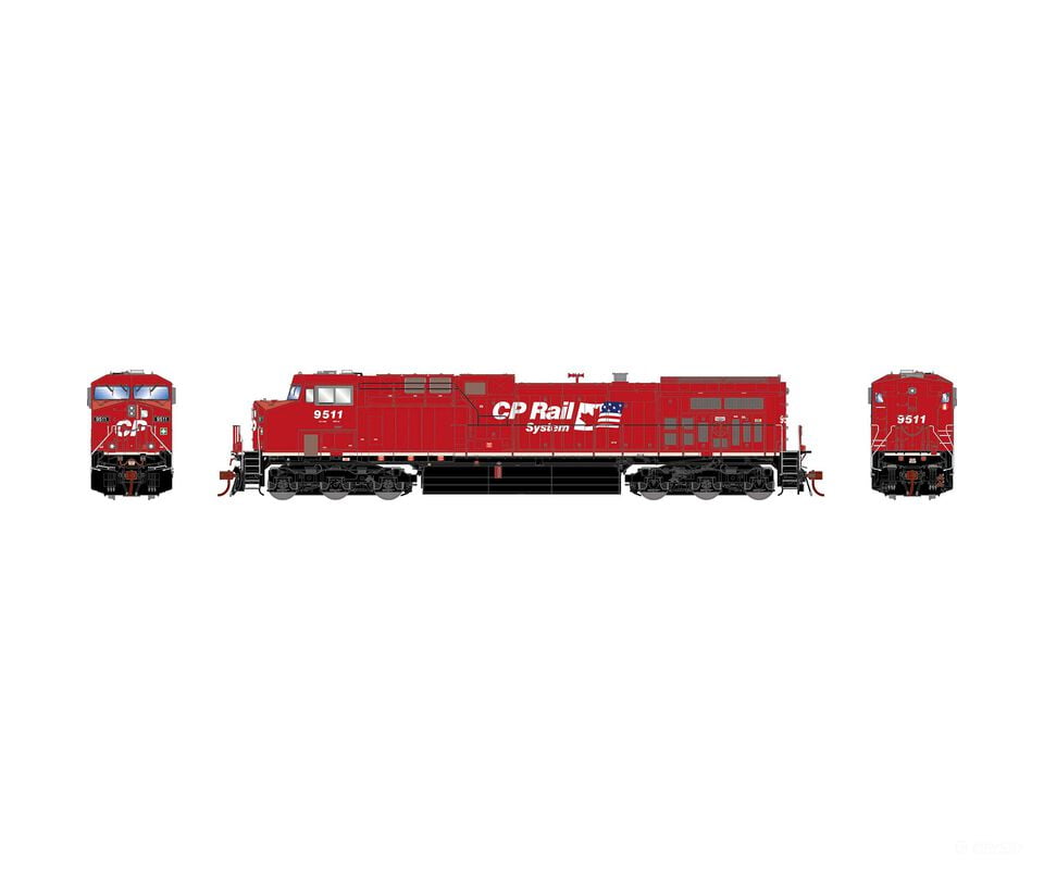 Athearn Genesis Athg31783 Ho Ac4400Cw Locomotive With Dcc & Sound Cpr #9511 Locomotives