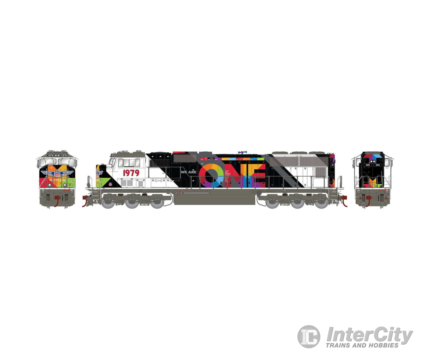 Athearn Genesis Athg75718 Ho Sd70M Union Pacific/We Are One #1979 Locomotives