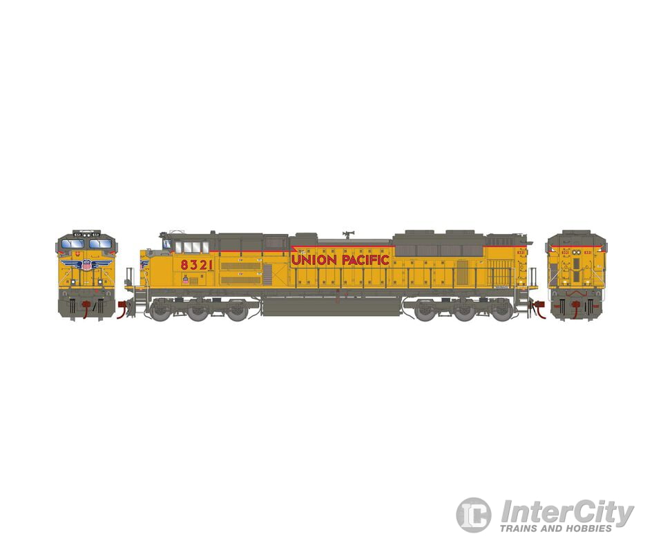 Athearn Genesis Athg75735 Ho Sd70Ace Locomotive Up #8321 Locomotives