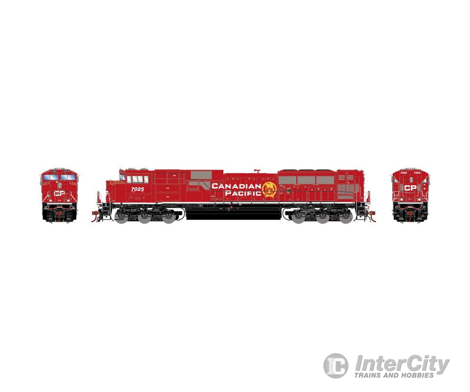 Athearn Genesis Athg75755 Ho Emd Sd70Acu Locomotive Cpr #7025 Locomotives