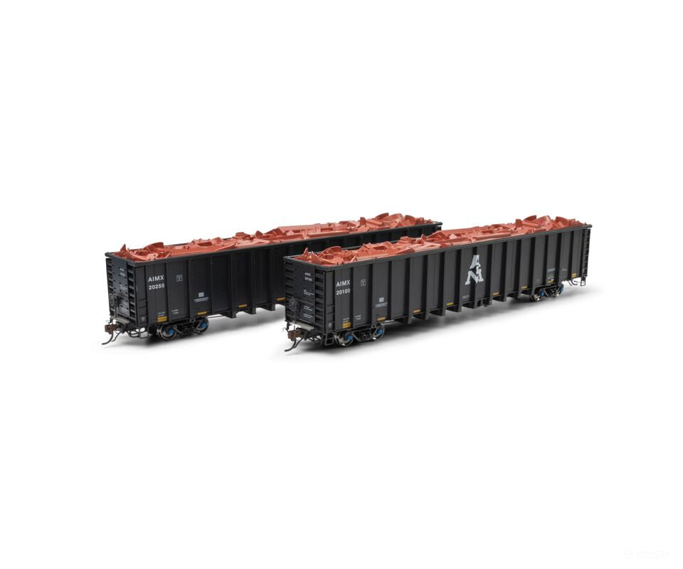 Athearn Genesis ATHG78604 HO NSC 6000 Gondola with Load AIMX #20100 21225 (2) - Freight Cars