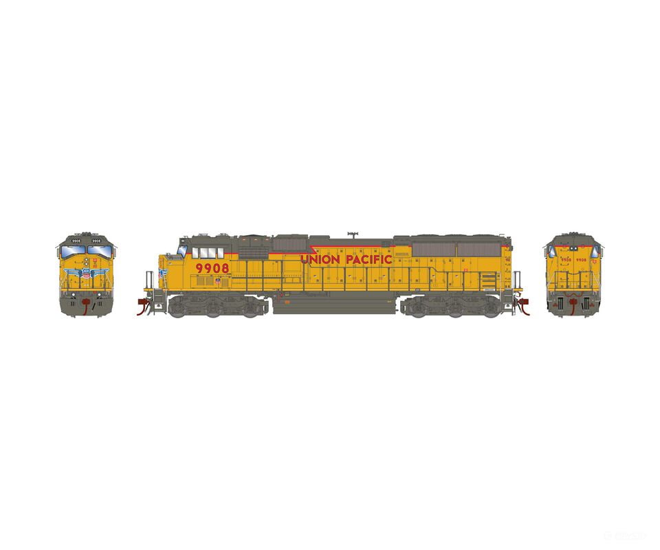 Athearn Genesis Athg80163 Ho G2.0 Sd59M-2 Up #9908 Dcc Ready Locomotives
