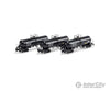 Athearn Genesis ATHGN15320 N 13,600-Gallon Acid Tank PROX Black (3) Freight Cars