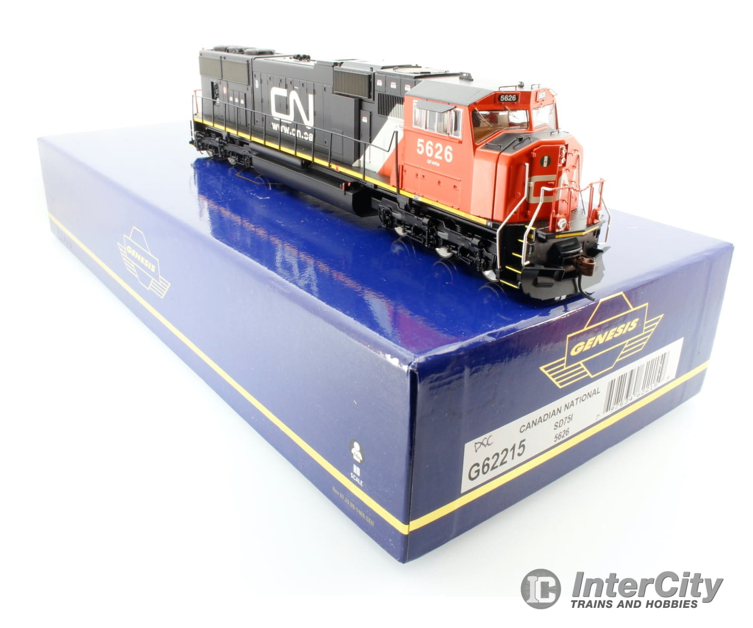 Athearn Genesis G66215 Ho Sd75I Diesel Locomotive Canadian National Cn #5526 Dc Locomotives