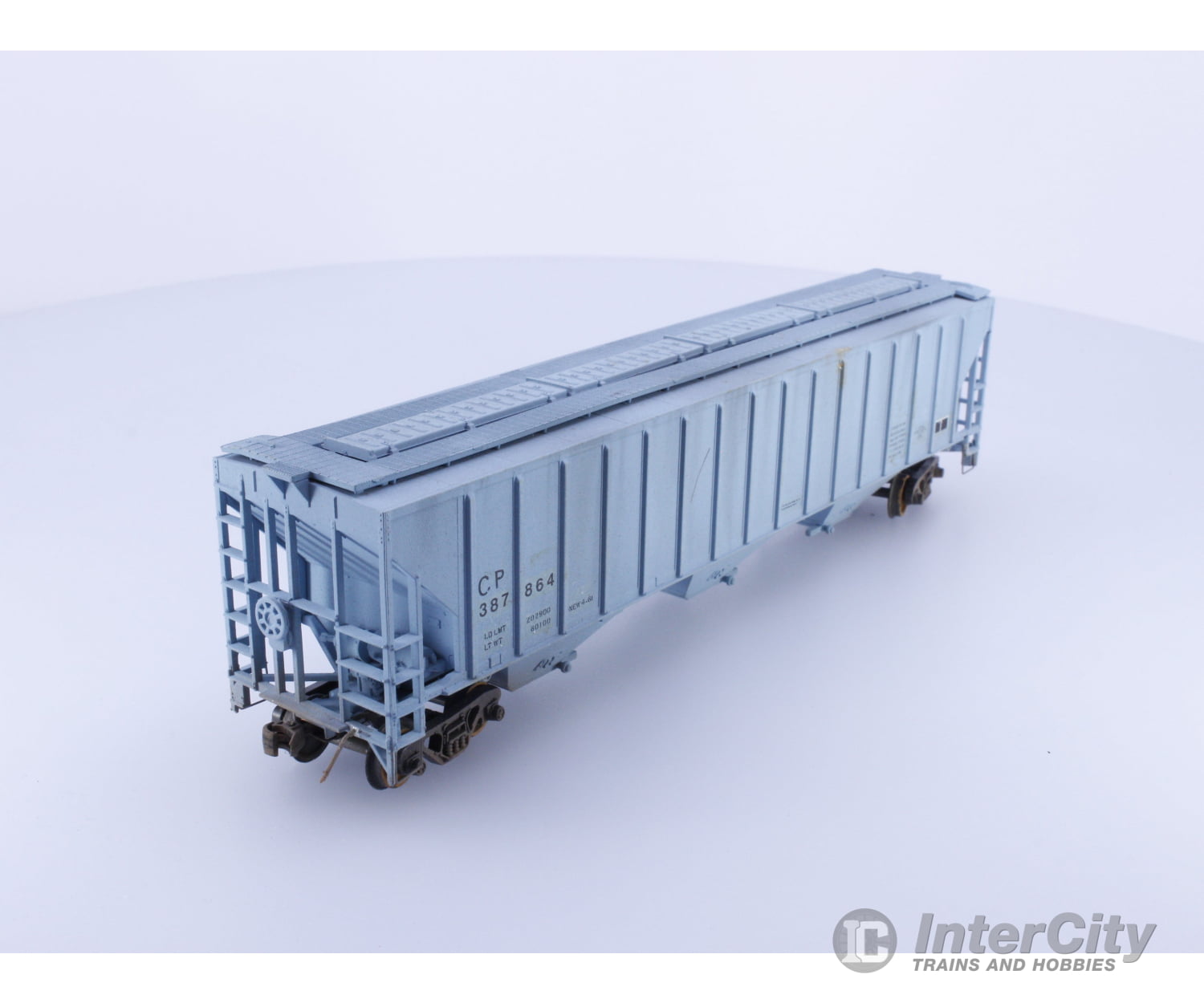 Athearn HO 3 Bay Hopper Weathered Canadian Pacific (CP) 387864 Freight Cars