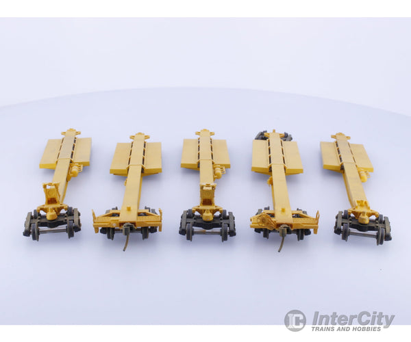 Athearn HO 5 piece Semi Trailer Transport Cars Weathered Trailer Train TTX Corp. (TTX) Freight Cars