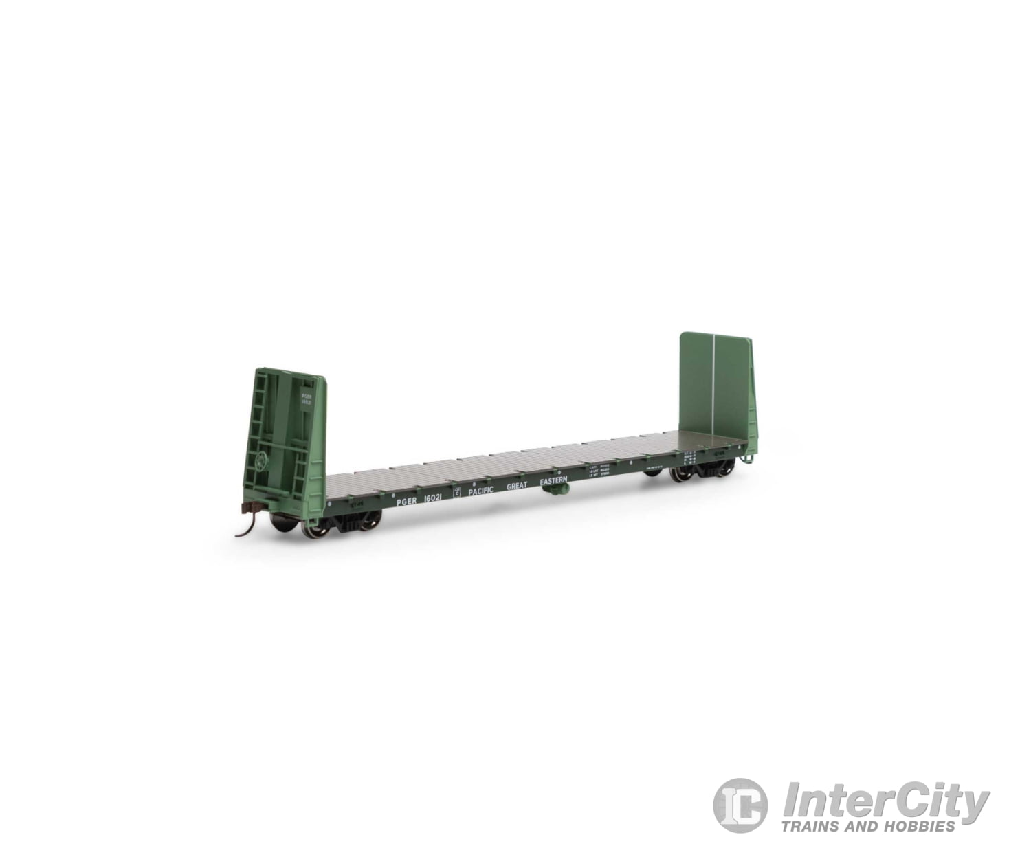 Athearn HO ATH17078 60 Bulkhead Flat PGE #16021 - Default Title (CH-140-17078)