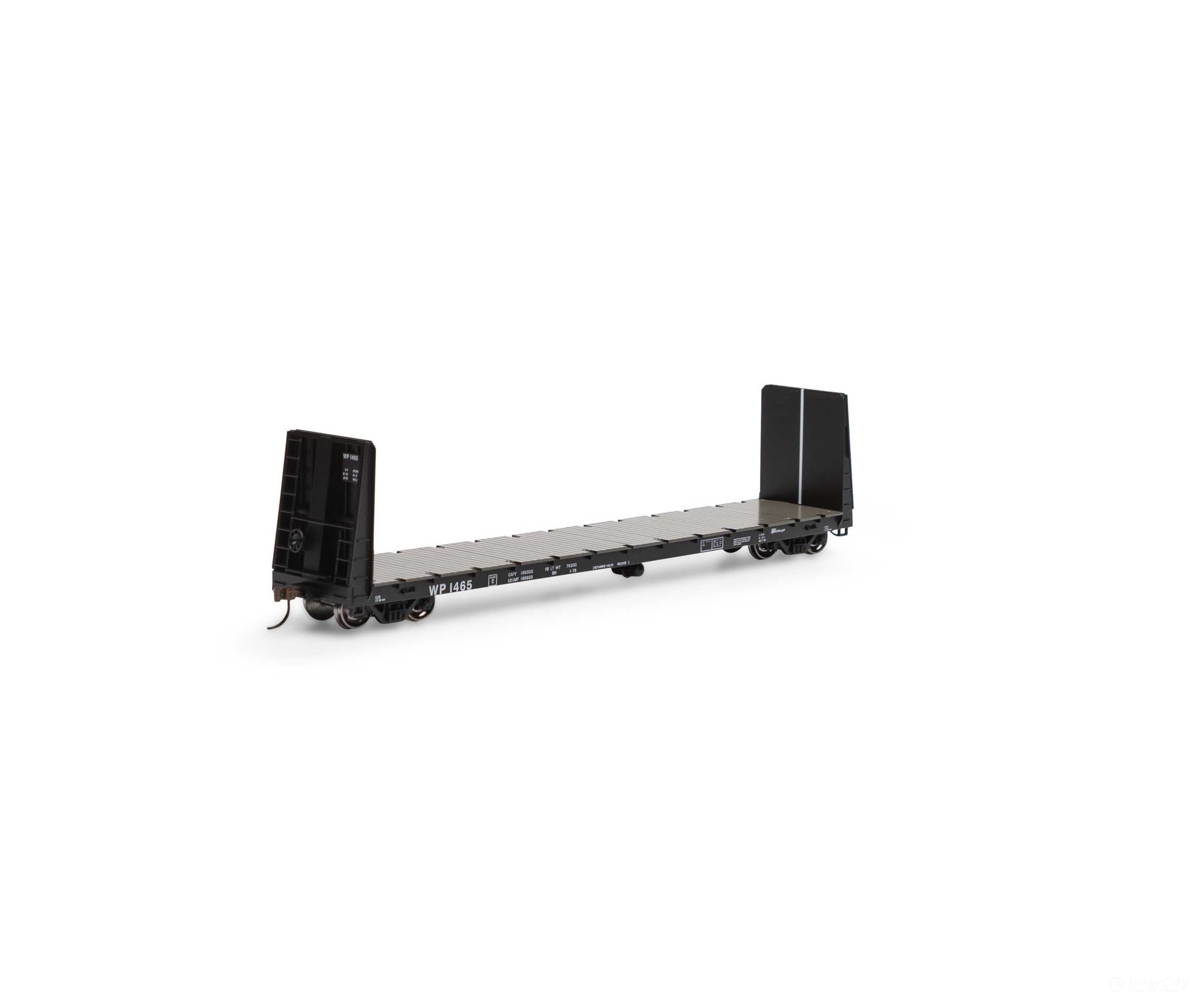 Athearn HO ATH17085 Athearn HO RTR 60' Bulkhead Flat WP #1465 ATH17085 HO Rolling Stock - Default Title (CH-140-17085)