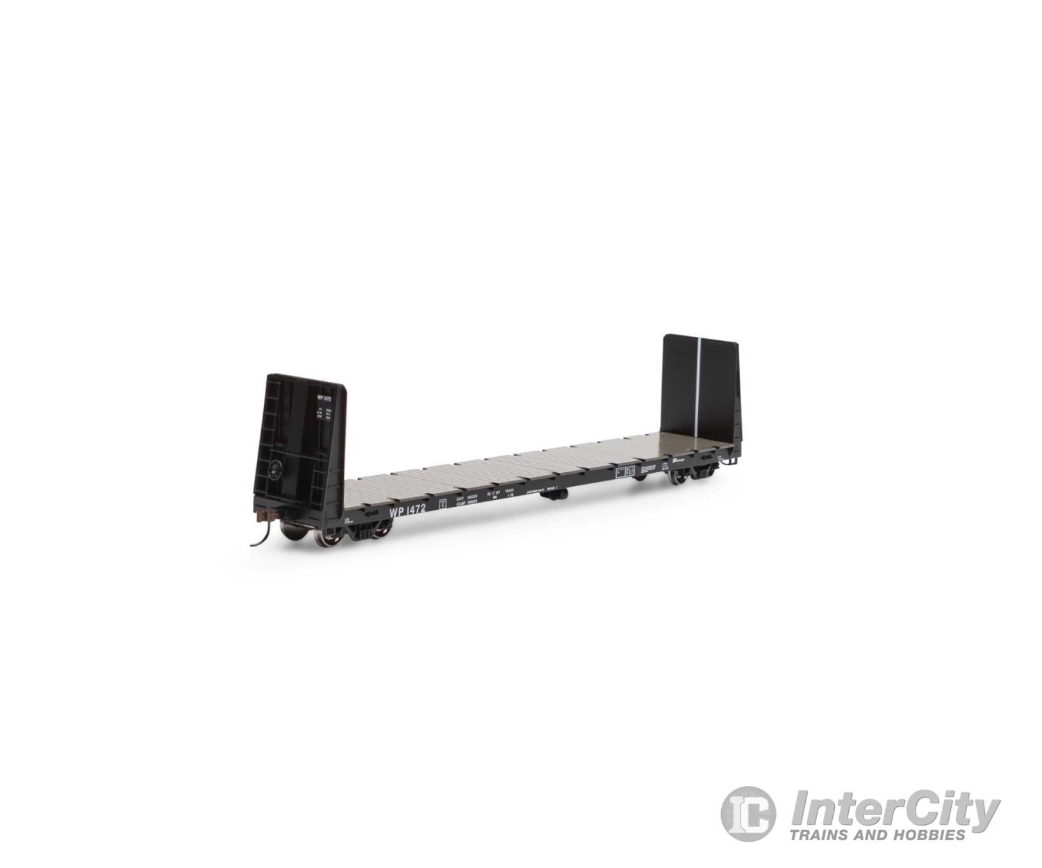 Athearn HO ATH17086 Athearn HO RTR 60' Bulkhead Flat WP #1472 ATH17086 HO Rolling Stock - Default Title (CH-140-17086)