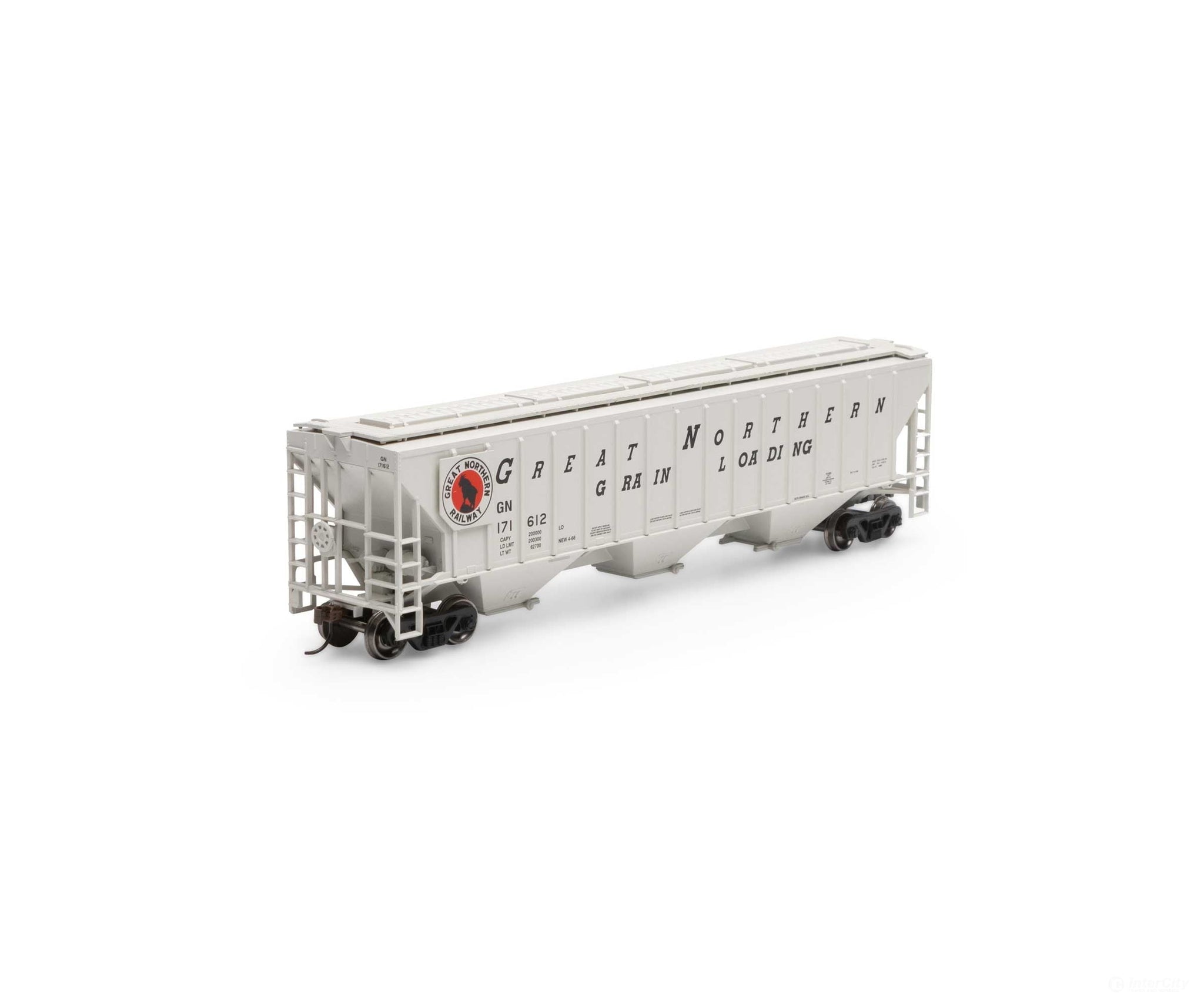 Athearn HO ATH18782 Athearn ATH18782 PS 4740 Covered Hopper GN Great Northern #171612 HO Scale - Default Title (CH-140-18782)