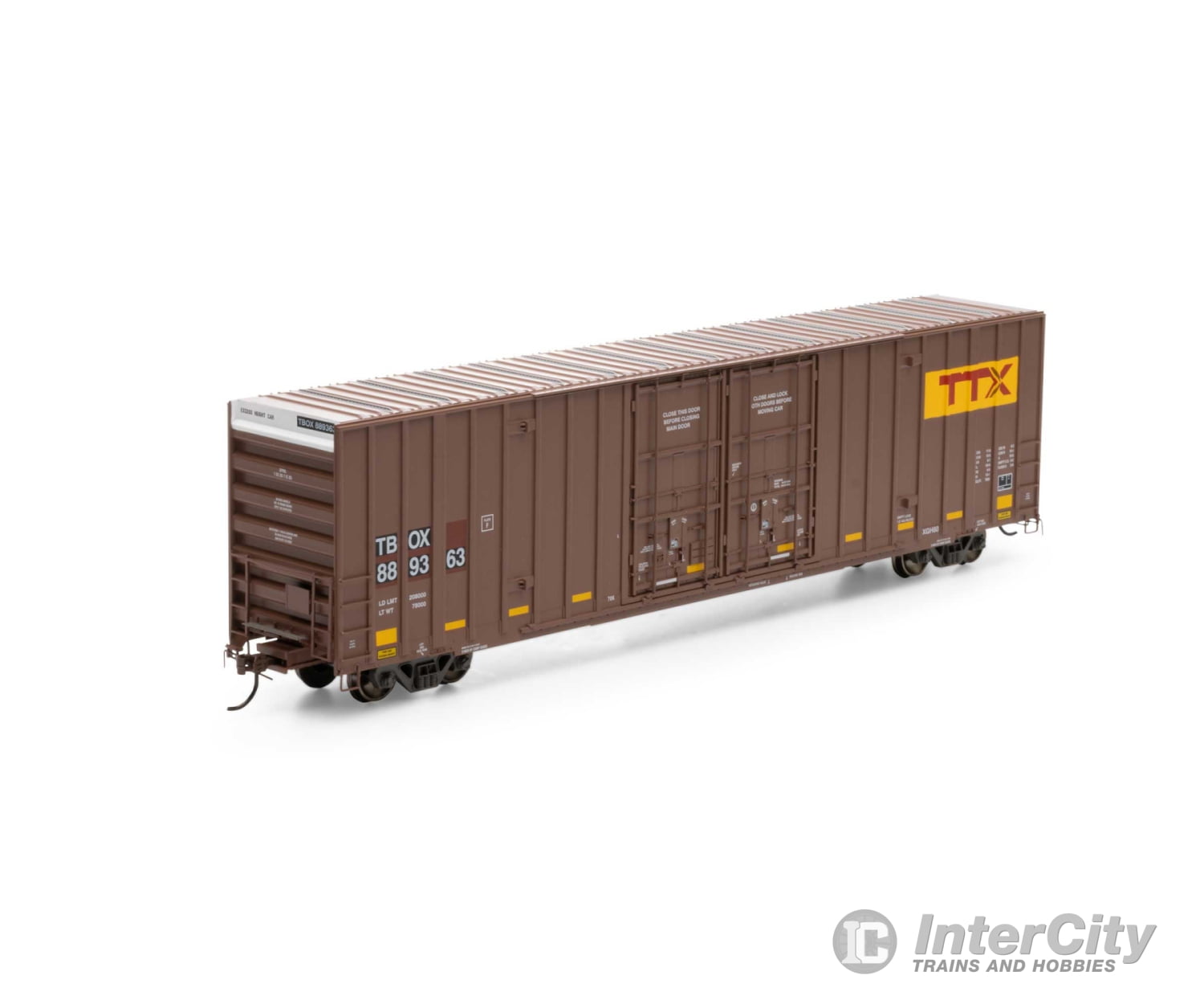 Athearn HO ATH75299 Athearn HO RTR 60' Gunderson Box TBOX/TTX/Patched #889363 ATH75299 HO Rolling - Default Title (CH-140-75299)