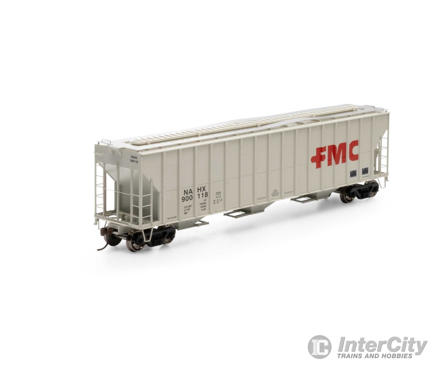 Athearn HO ATH81581 Athearn HO RTR FMC 4700 Covered Hopper NAHX #900118 ATH81581 HO Rolling Stock - Default Title (CH-140-81581)