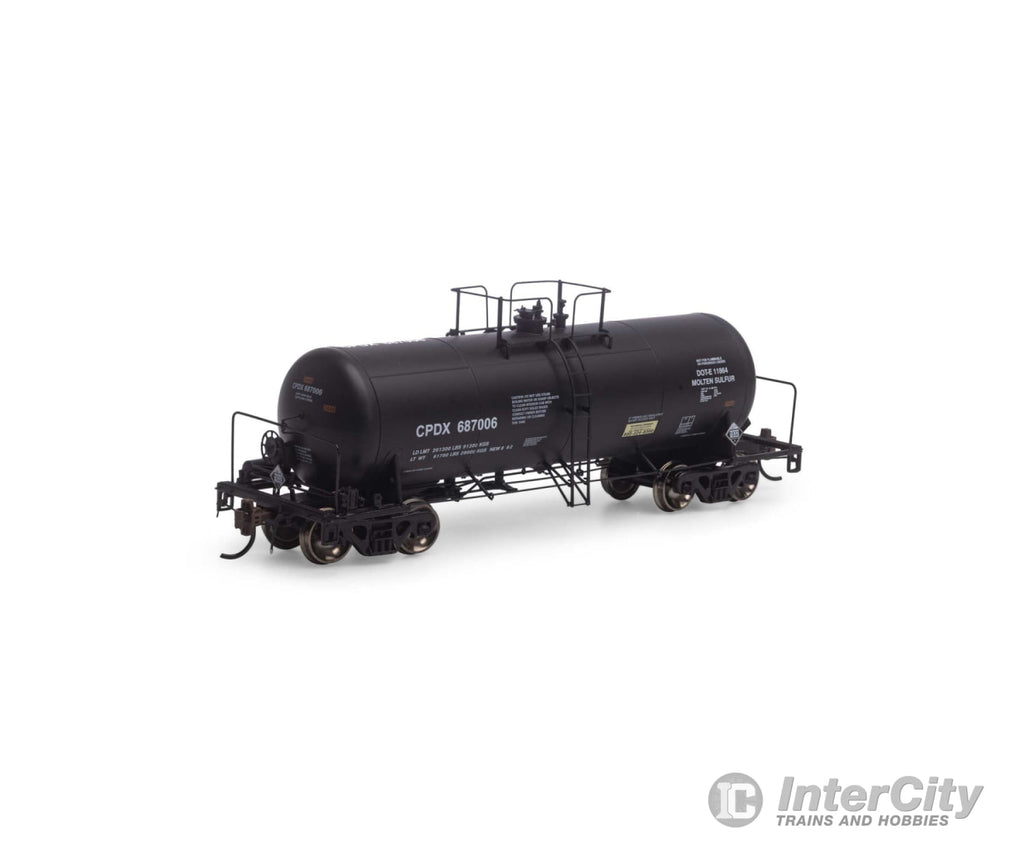 Athearn HO athg25647 HO 13,600-Gallon Acid Tank, Chevron #687006 - Default Title (CH-140-25647)