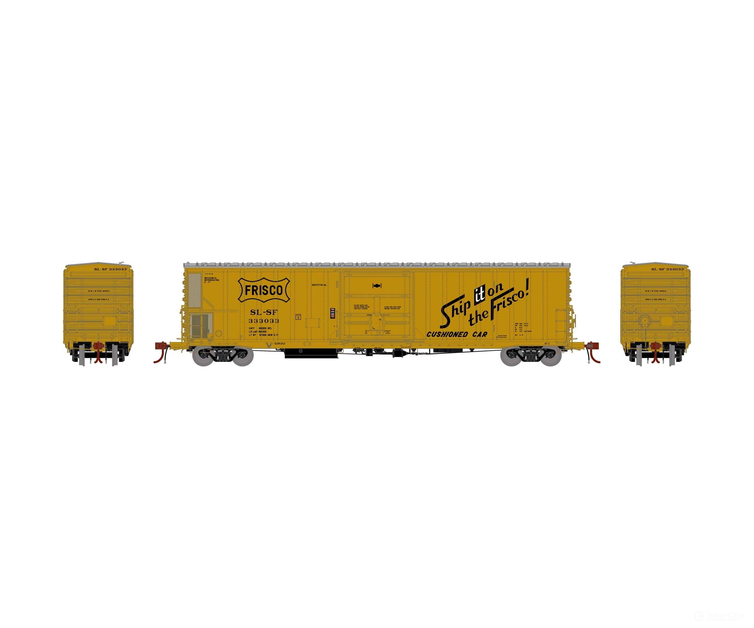 Athearn HO ATHG66313 FGE 57' Mechanical Reefer - SLSF #333033 HO Scale - Default Title (CH-140-66313)