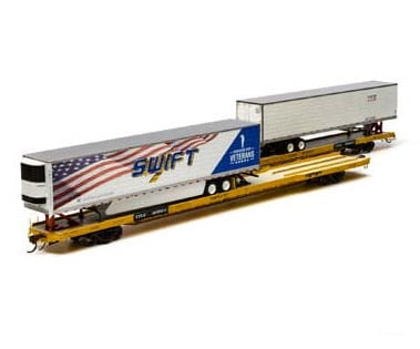 Athearn Ho Athg69982 F89-F898 Flat/53 Trailer Ttex/Long Runner Freight Cars