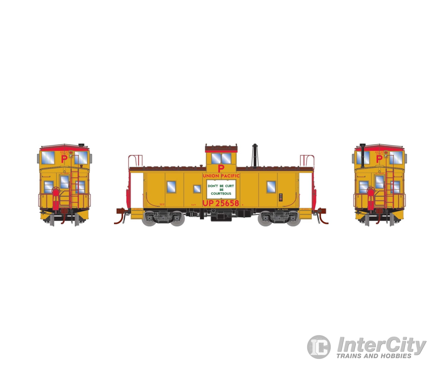 Athearn HO ATHG78551 Union Pacific CA-9 Caboose. NCE Decoder w LED Lights - Default Title (CH-140-78551)