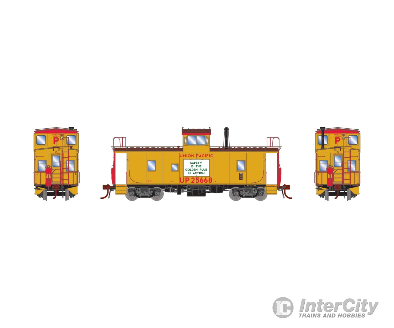 Athearn HO ATHG78553 Union Pacific CA-9 Caboose. NCE Decoder w LED Lights - Default Title (CH-140-78553)