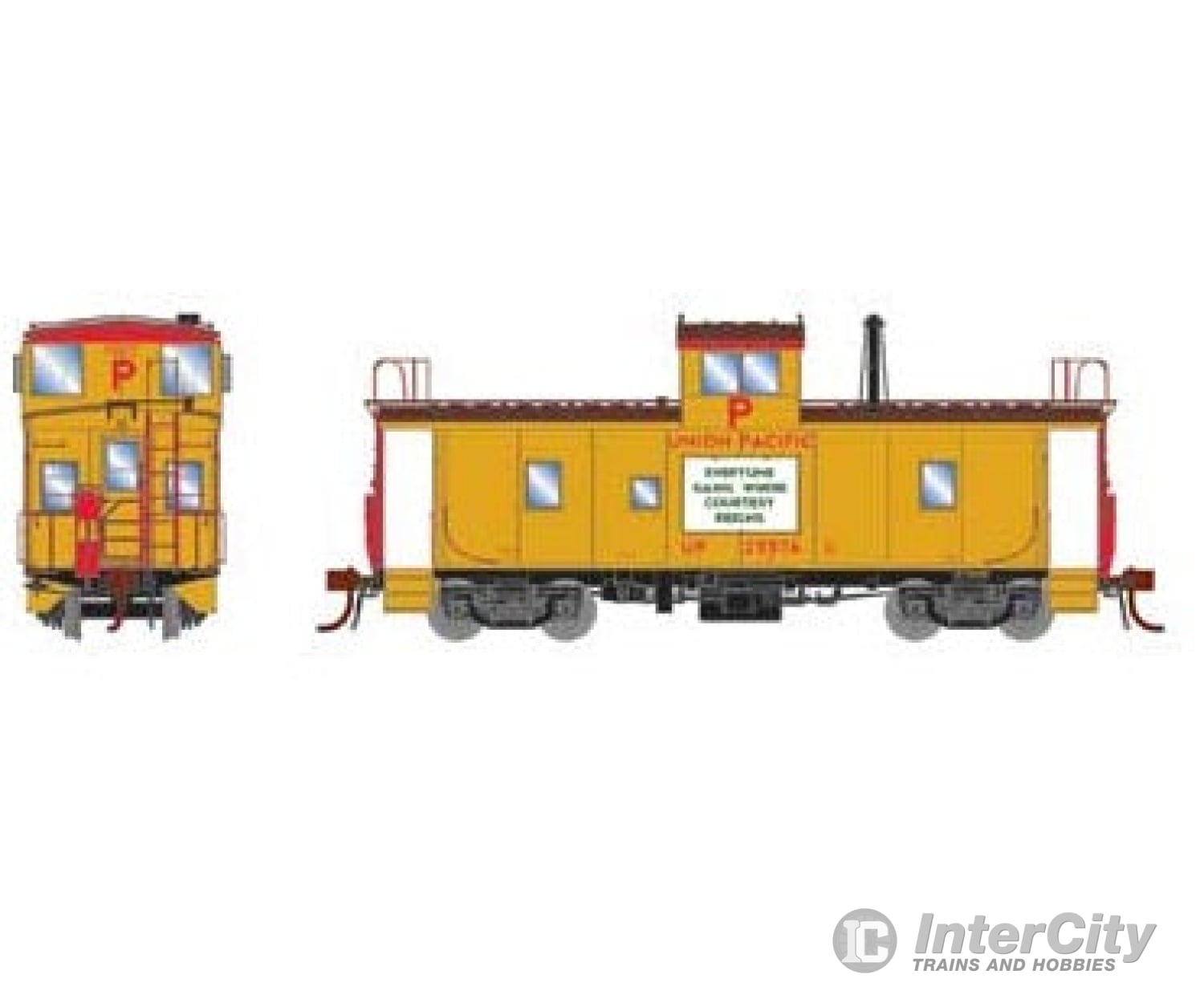 Athearn Ho Athg78560 Union Pacific Ca-8 Late Caboose. Nce Decoder W Led Lights Freight Cars