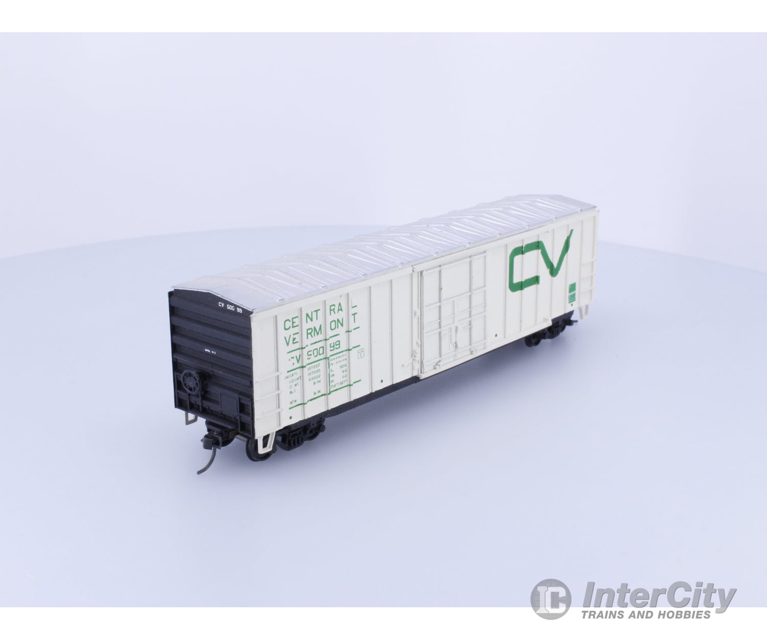 Athearn HO Custom Painted Single Door Box Car Vermont Railway (VTR) 50099 Freight Cars