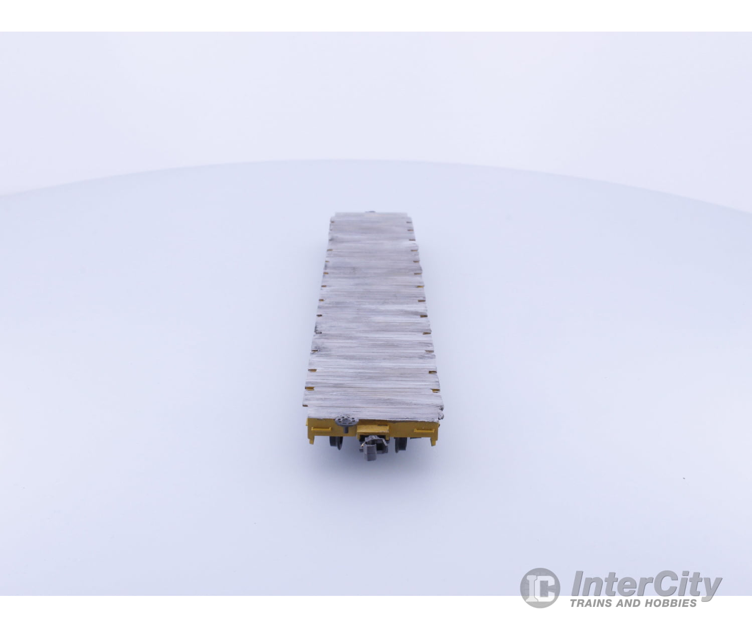 Athearn HO Wood Deck Flatcar Weathered Union Pacific (UP) 52152 Freight Cars