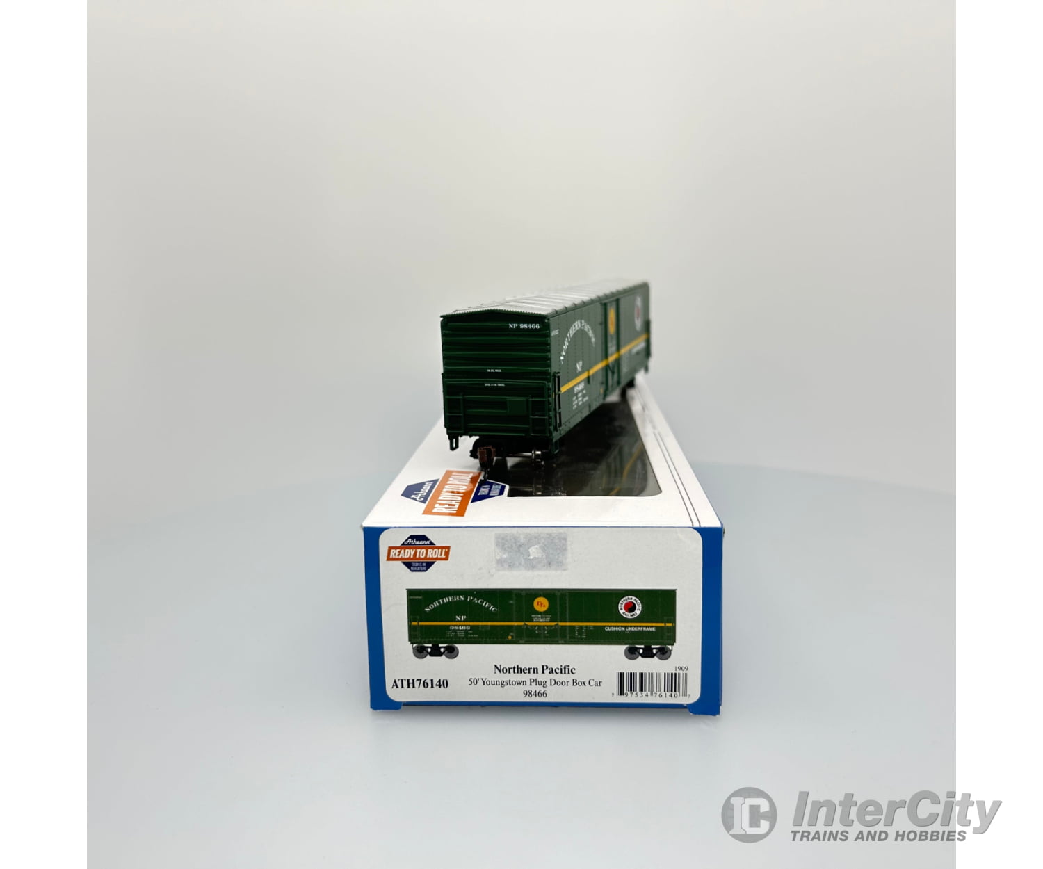 Athearn Ic-Ath-76140 Ho 50 Youngstown Plug Door Boxcar Np 98466 Freight Cars