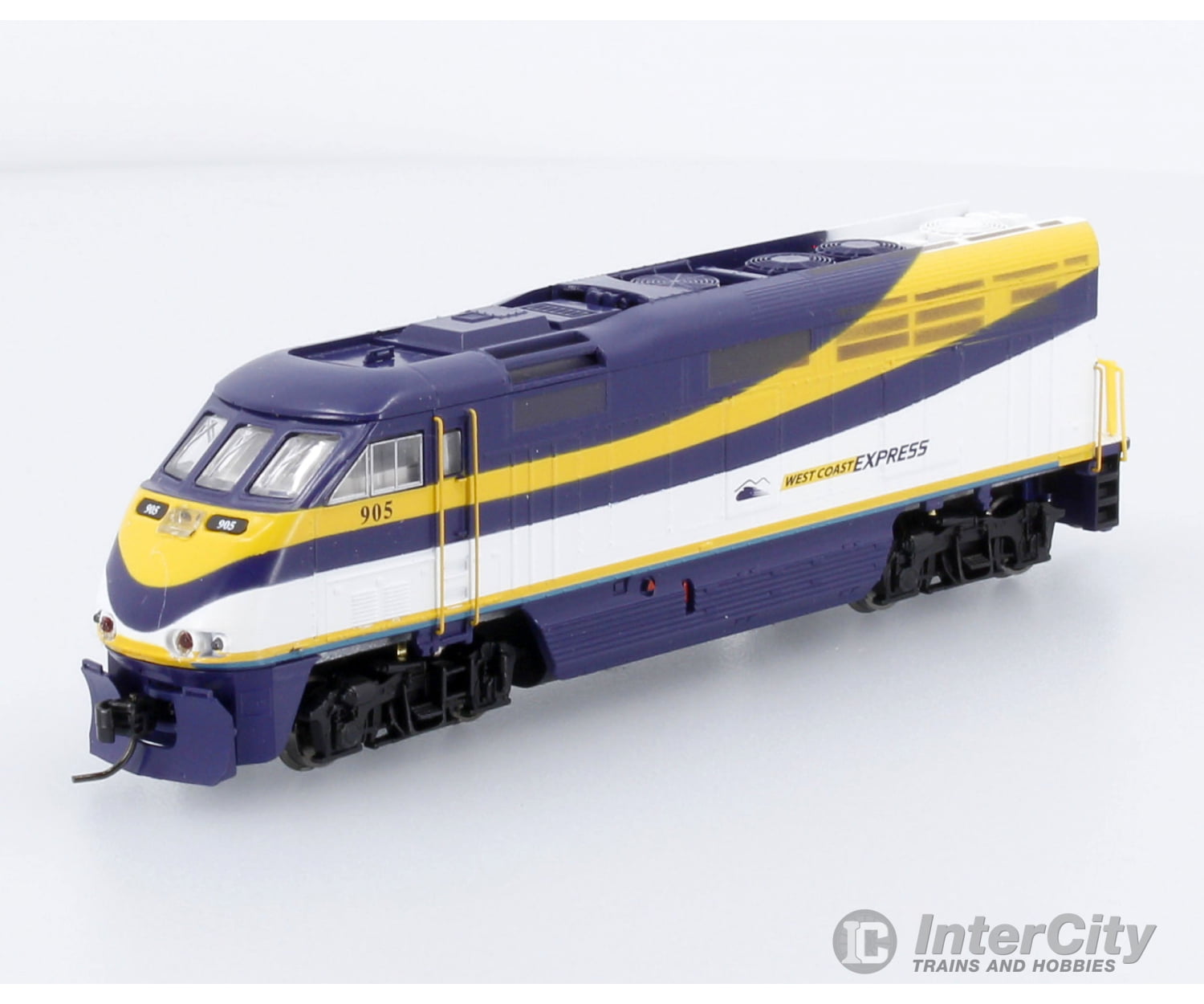 Athearn N Scale West Coast Express F59Phi Diesel Locomotive #905 Locomotives & Railcars