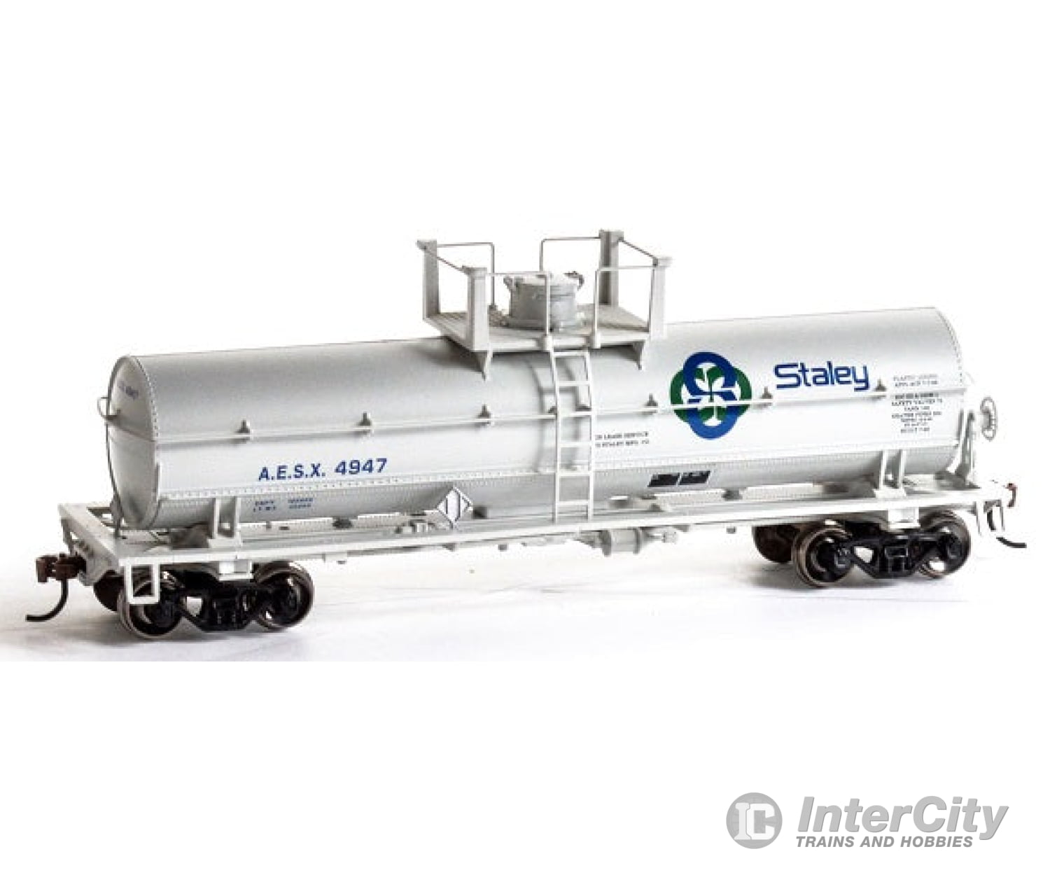 Athearn Rnd14796 Ho Chemical Tank Car Staley 4947 Freight Cars