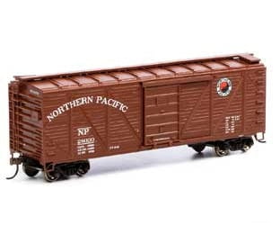 Athearn Rnd2891 Ho 40 Foot Box Car With Youngstown Door Northern Pacific Upgraded Single Sheathed