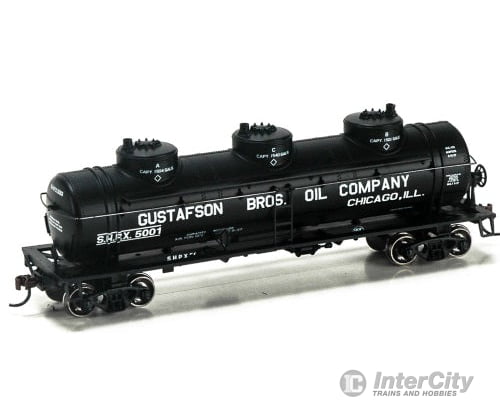 Athearn Rnd74485 Ho 40 Foot Triple Dome Tank Car Gustafson 5001 Freight Cars