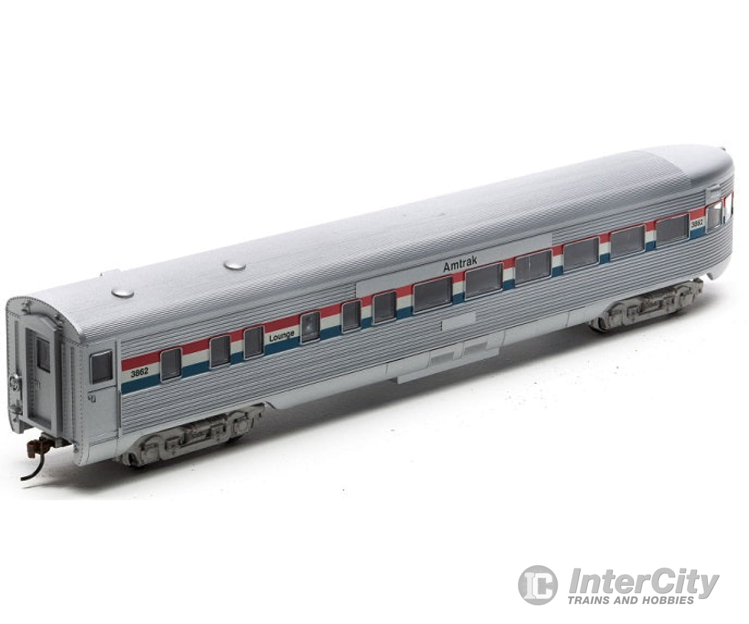 Athearn Rnd7949 Ho Streamlined Passenger Cars Amtrak Observation 3862 Freight