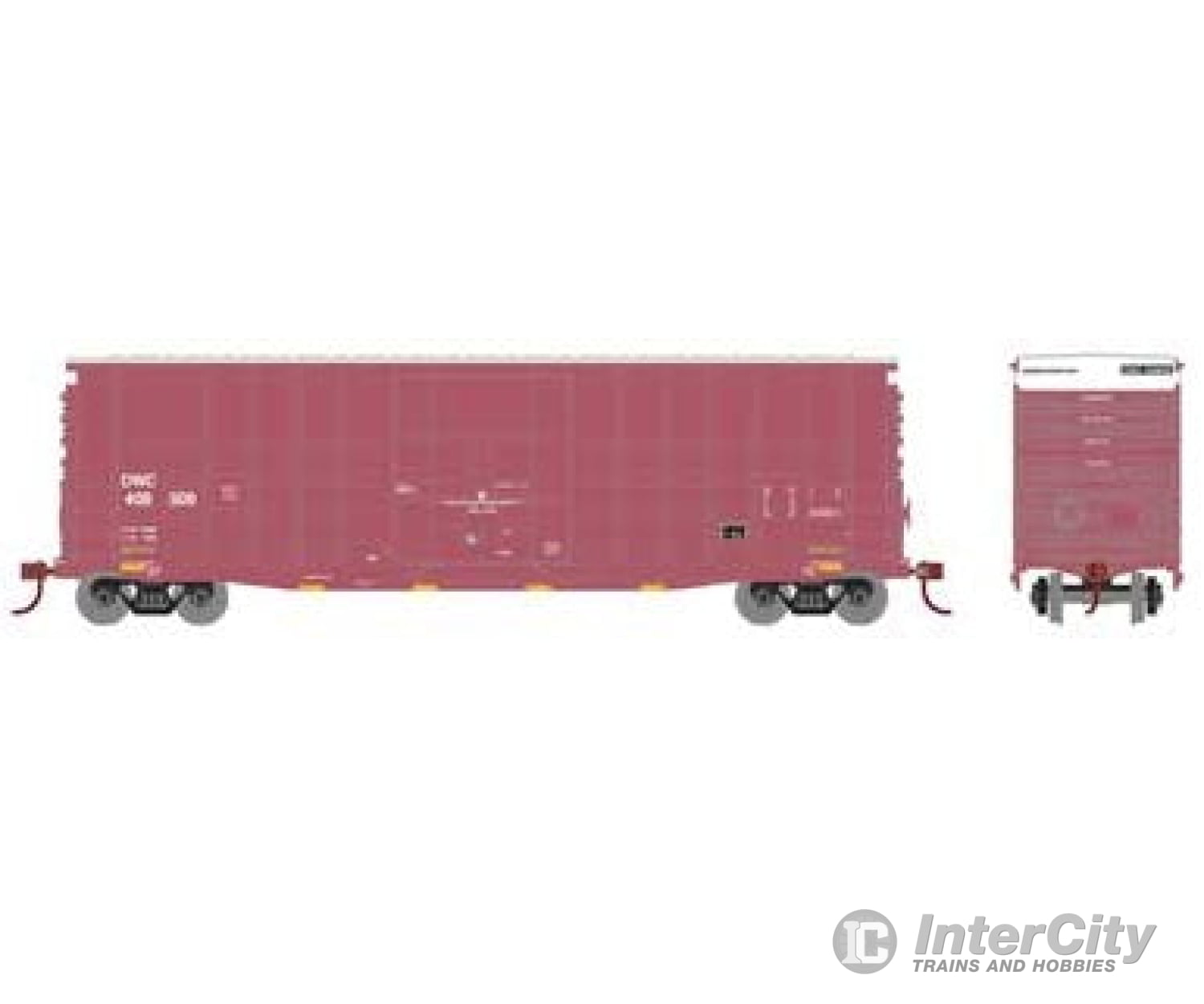 Athearn Rnd88078 Ho 50 Hi Cube Waffle Side Box Car Hc Plug Door Cn/Dwc 409500 Freight Cars