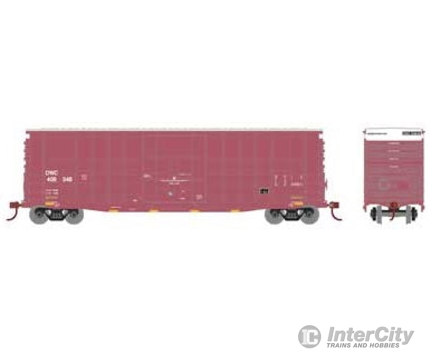 Athearn Rnd88080 Ho 50 Hi Cube Waffle Side Box Car Hc Plug Door Cn/Dwc 409548 Freight Cars