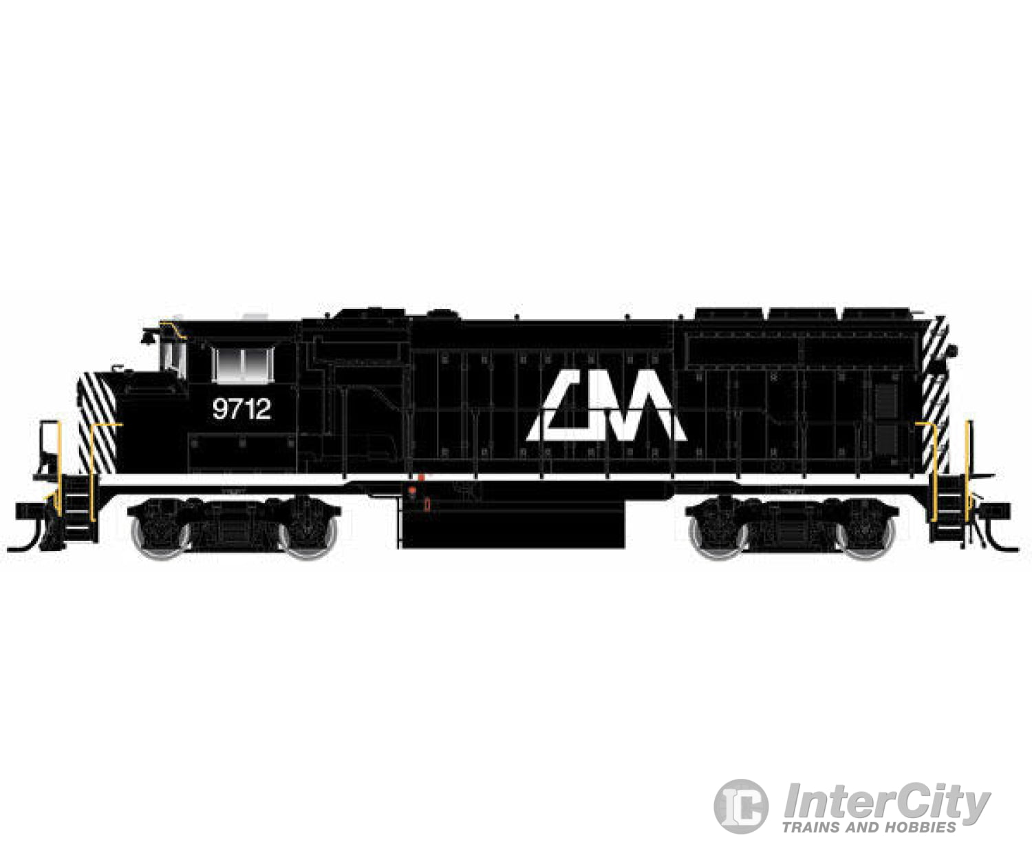 Atlas 10001419 Ho Gmd Gp40-2W Cn Late Version W/Sound & Dcc - Master Series Gold -- Central Michigan