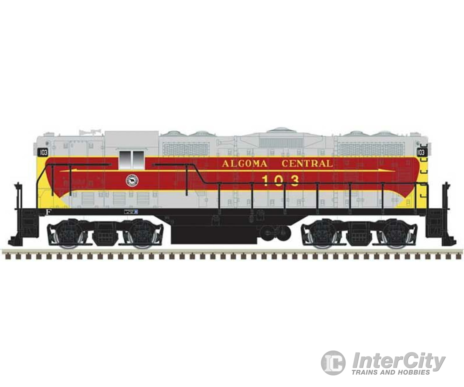 Atlas 10002922 Ho Gp-7 Locomotive Algoma Central #103 Locomotives & Railcars