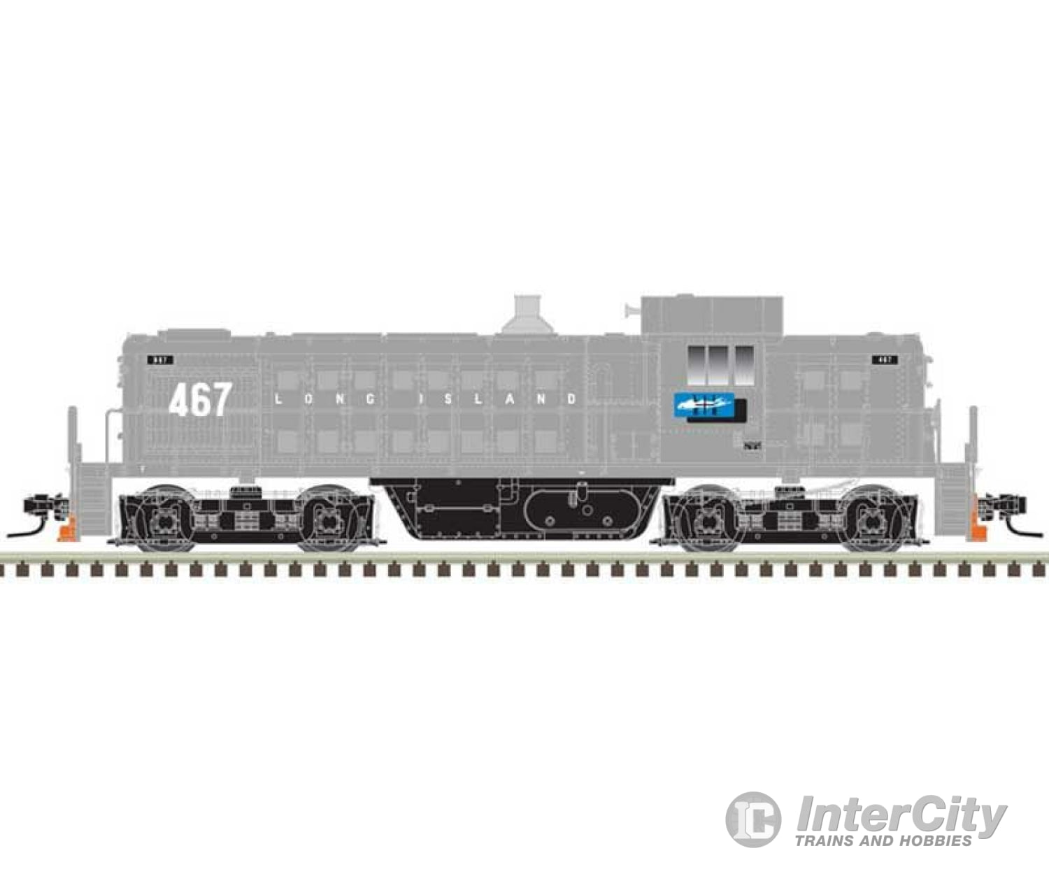 Atlas 10002992 Alco Rs1 - Standard Dc Classic Silver -- Long Island 467 (Early 1950S Gray Blue)