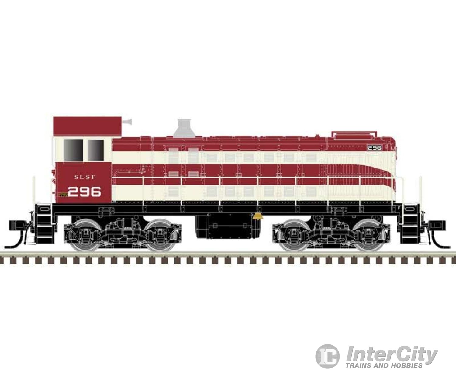 Atlas 10003380 Alco S2 - Standard Dc Master(R) Silver -- St. Louis-San Francisco 295 (Ex-Neo Red